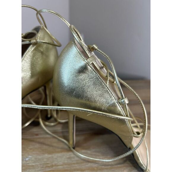 Michael Kors gold strap heels - Picture 11 of 11